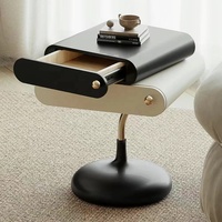 Table d'appoint de luxe petite table à thé latérale carrée tiroir de rangement italie table de nuit minimale table de chevet