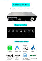 Vente flash CARUPEZ Kit de mise à niveau portable sans fil CarPlay et Android Auto pour Audi A1/Q3/A4/A5/Q5/A6/Q7 2008-2018