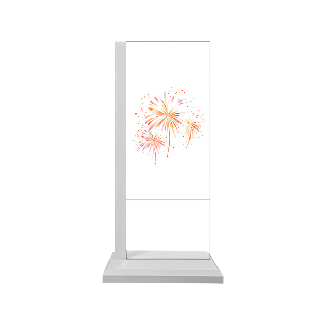 EKAA 55 Inch Ultra Thin Stand Transparent Oled Display Digital Signage and Displays Transparent Advertising Oled Screen