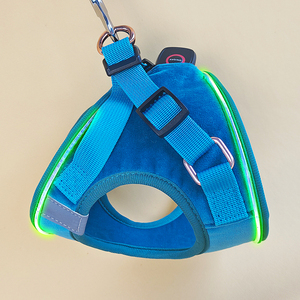 Manufacturer Vest Reflective <strong>Dog</strong> Chest Belt Harness Popular <strong>Dog</strong> Harness <strong>Dogs</strong> <strong>Light</strong> up Velvet for Puppies - Product Image 2