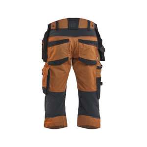 BLAKLADER - 197711494099C62 Pantalones cortos piratas duraderos en Rust/Black - EAN 7330509956380 PANTALONES DE TRABAJO PANTALONES CORTOS DE TRABAJO - Product Image 2