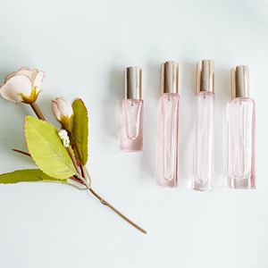 Botella de perfume de pulverizador recargable redonda y cuadrada vacía Rosa 5ml 10ml 15ml botella de spray de vidrio de niebla fina portátil - Product Image 6