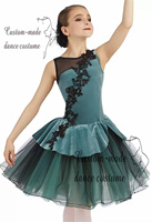 Nouvelle robe de ballet justaucorps pour filles, costume de performance de ballet