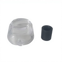 Flacon de parfum rectangulaire en verre de luxe 30 ml avec un design élégant pour hommes et femmes, emballage diffuseur
