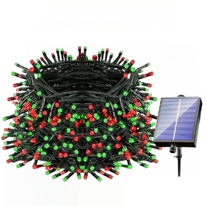 Guirlande Lumineuse <span class=keywords><strong>Solaire</strong></span> LED Extérieure Étanche IP65 8 Modes pour Décoration d'Arbres, Noël, Camping, Mariage, Fête, Décoration Féerique - Product Image 4