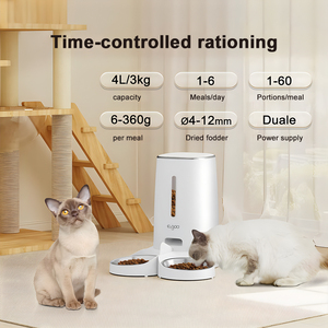 Distributeur automatique intelligent de nourriture pour animaux de compagnie CITICITY de haute qualité avec télécommande, respectueux de l'environnement, en acier inoxydable, pour chats et chiens - Product Image 6