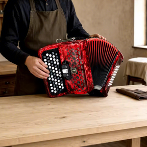 <span class=keywords><strong>Accordéon</strong></span> à boutons B-System Bayan 60 basses, standard russe professionnel pour la performance folklorique et scénique - Product Image 4