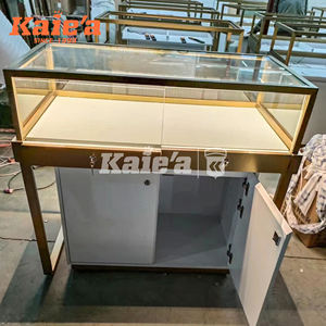 ตู้โชว์เครื่องประดับดีไซน์เรียบหรูสั่งทำพิเศษ โต๊ะโชว์<span class=keywords><strong>เครื่องประดับ</strong></span>กระจกทันสมัยสำหรับร้านขายเครื่องประดับ - Product Image 5