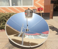 Cuisinière Solaire 4US Modèle 003-Four Solaire Parabolique Portable Aluminium Durable 6005-T5 Installation Rentable Concentrée