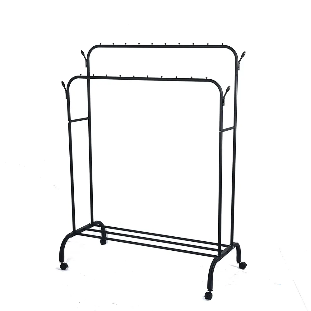 Factory Double Tier Floor Showroom Stand Shop Shopping Mall Clothing Garment Retail Store With Tree Branch Clothes Rack Hanger
