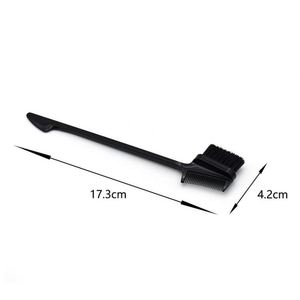 Salon <b>Creative</b> <b>Gift</b> Plastic Double Side Eyebrow Mascara Brush Eyelash Cleaning Brush - Product Image 3