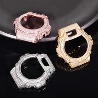 Fabrik-Großhandel Uhrenteile Zubehör Messing Umweltfreundliches VVS Moissanit Diamant Iced Out Bärenklauen-Gehäuse für CMW0039