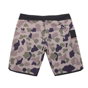 กางเกงขาสั้นชายแบบสปอร์ต แห้งเร็ว ยืดได้ ออกแบบใหม่ โลโก้สั่งทำพิเศษ เหมาะสำหรับเล่นกีฬา วิ่งจ๊อกกิ้ง ใส่ลำลอง ลายโปสเตอร์  สำหรับเล่นเซิร์ฟและชายหาด - Product Image 2