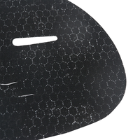 Masque facial en feuille de mûrier noir écologique de haute qualité, matériau en maille diamantée, contrôle du sébum, hydratant, blanchissant