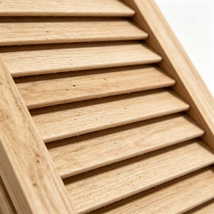 Persianas de Madera Blancas de Estilo Tradicional, Operación Manual, Cubierta para Ventanas de Hogar u Oficina, Forma Rectangular, Superficie Pintada - Product Image 6