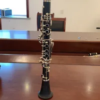 17 llave clarinete Eb con un barril de clarinete, clarinete HCL-106-E