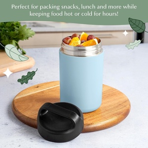 Multi Use Portable <b>Insulated</b> <b>Lunch</b> <b>Box</b> Stainless Steel Food Containers for Car Office Home Wholesale Custom Logo - Product Image 2