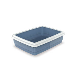 Bac à litière pour chat en plastique PP durable fabriqué en Italie et accessoires, design facile à nettoyer et fonctionnel - Product Image 1