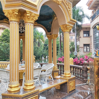 Colonne romaine en plastique de style européen Piliers de maison Designs Décoration de jardin Moules en plâtre pour villas