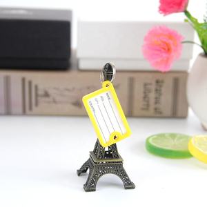 Étiquette personnalisée multi-couleur en acrylique, pièces, pour bagages, cartes de Classification de numéro d'hôtel avec anneaux - Product Image 6