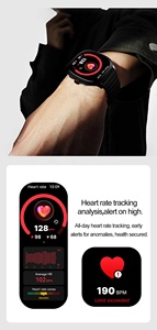 Montre connectée ultra-fine 2026 HK73 avec écran AMOLED 1,73 pouces, appels Bluetooth, commande vocale IA, boîtier en alliage métallique 9 mm, autonomie de 7 à 10 jours, montre connectée fitness - Product Image 4