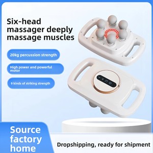 Professional Grade Six-Head Fascia Gun Home Multi-Head <b>Massager</b> Whole Body Muscle Relaxation <b>Vibration</b> Massage Gun Brushless - Product Image 2