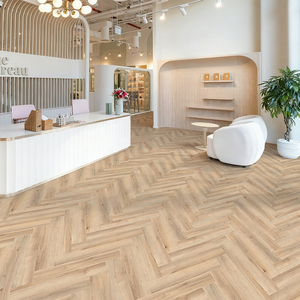 Sàn gỗ PVC vân xương cá dễ lau chùi, trong nhà, độ dày 5.5mm, 6mm, 7.5mm, 8mm, chống thấm, cao cấp, kiểu lắp ráp <span class=keywords><strong>click</strong></span> SPC. - Product Image 2