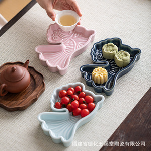 Plato de Frutas para Abundancia Anual, de Cerámica, Forma Irregular, de Porcelana, para Aperitivos, para Bodas y Ocasiones Especiales - Product Image 3