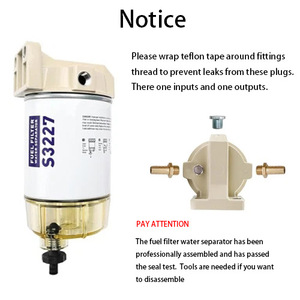 Conjunto separador de agua y filtro de combustible S3227 para motor fueraborda, pieza de repuesto para motor de barco a gasolina - Product Image 4