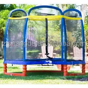 Plastik warna kustom produk populer PVC PPmat tahan Uv dalam ruangan 7 kaki trampolin aman