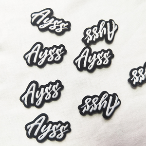 Abbigliamento personalizzato tessuto tessuto tessuto di ferro <span class=keywords><strong>su</strong></span> toppe <span class=keywords><strong>etichette</strong></span> Private per cappelli vestiti t-shirt - Product Image 3