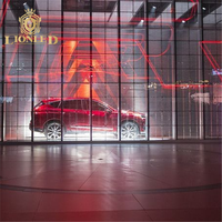 Lionled Nouvelle Arrivée Intérieur Installation Facile Ultra Mince Transparent Écran D'affichage LED