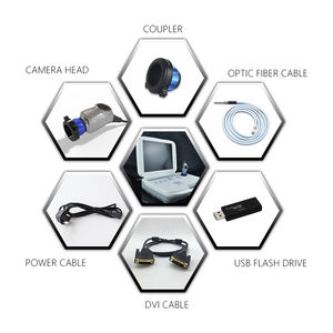 डिजिटल सिग्नल एचडी 1080 पी पशु चिकित्सा एंडोस्कोप कैमरा, सर्जिकल निरीक्षण और लैप्रोस्कोप के लिए नेतृत्व वाली कोल्ड लाइट के साथ पोर्टेबल - Product Image 5