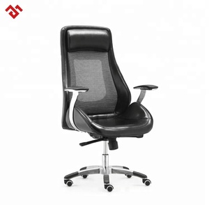 Silla de Oficina Ejecutiva de Cuero con Reposacabezas - Product Image 2