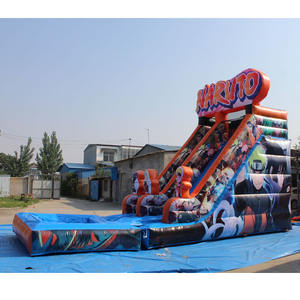 Nouveau design 2026 : Toboggan aquatique gonflable avec piscine et jeux gonflables avec poteau - Product Image 6