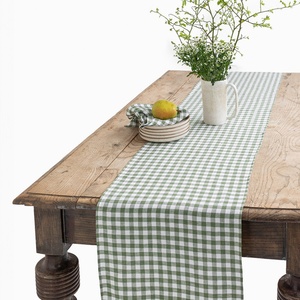 <b>Table</b> Runner Natural 100% Pure <b>Linen</b> Tablecloth Washable French Flax for Spring Dining <b>Table</b> Daily Use Wholesale Custom Size - Product Image 3