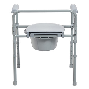 Medical for new Same Model Folding Steel Toilet Chair Comfortable Armrests for Elderly Rehabilitation Therapy Supplies - Product Image 3