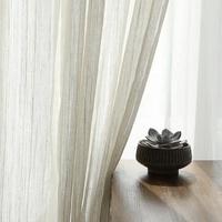 Cortinas Translúcidas de Lino de Alta Calidad Personalizadas YCSP, Cortinas de Lino y Algodón para Ventanas en Salas de Estar y Dormitorios