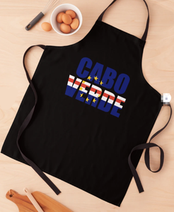 Tablier de cuisine personnalisé avec drapeau national du <span class=keywords><strong>Cap</strong></span>-<span class=keywords><strong>Vert</strong></span>, en polyester durable imprimé, idéal pour la cuisson, la pâtisserie, le barbecue, les fêtes et comme cadeau - Product Image 2