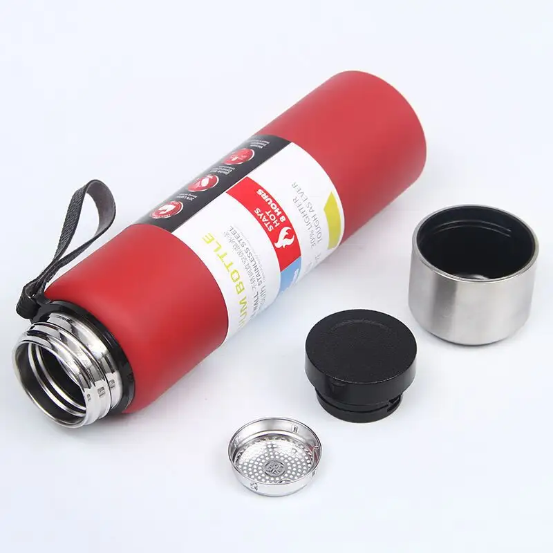 Double Wall Stainless Steel Vacuum Thermos Flask Sports Bottle