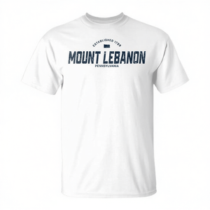 Maglietta blu navy vintage Mount Lebanon Pennsylvania Vintage Athletic - Product Image 2