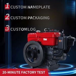 Moteur diesel pour machines agricoles, démarrage électrique, refroidissement par eau, monocylindre, pour générateur d'énergie et irrigation - Product Image 4