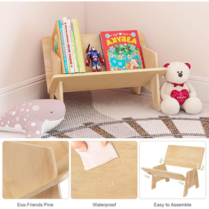 Étagère à <span class=keywords><strong>livres</strong></span> multifonctionnelle en bois, étagère <span class=keywords><strong>de</strong></span> bureau, petites bibliothèques <span class=keywords><strong>pour</strong></span> tout-petits - Product Image 5