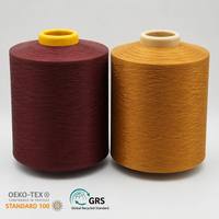 Fil de polyamide texturé 100 % nylon recyclé haute ténacité, teint en masse, DTY, pour le tricot à la main