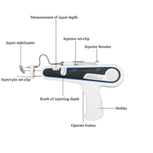Pistolet d'<span class=keywords><strong>injection</strong></span> de mésothérapie professionnel portable NV 798 à <span class=keywords><strong>prix</strong></span> abordable pour usage capillaire, du cuir chevelu et du <span class=keywords><strong>visage</strong></span> (PRP) - Product Image 5