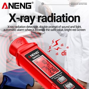 Işık alarmı taşınabilir LCD V/<span class=keywords><strong>m</strong></span> çözünürlük dozimetre ile ANENG GN902 elektromanyetik radyasyon dedektörü EMF sensörü - Product Image 2