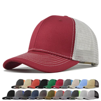 Gorra Trucker de Malla de 6 Paneles Richardson 112 de Alta Calidad al por Mayor, Personalizada con Parche Bordado 3D de la Bandera de EE. UU., 100% Algodón