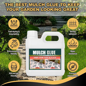 مكون واحد من مواد سدادة حجرية قائمة على الماء غلاف نشارة صمغ صخري قابل للاختراق رابطة صخرية بين مهاد حصى للمناظر الطبيعية للحدائق - Product Image 4