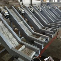 Klimband met roestvrijstalen kettingplaten voor het verwerken van fruit, groenten en granen