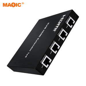 1080P 4 Cổng 1x4 <span class=keywords><strong>HDMI</strong></span> KVM <span class=keywords><strong>Extender</strong></span> <span class=keywords><strong>Splitter</strong></span> 200m trên IP CAT5e <span class=keywords><strong>CAT6</strong></span> Ethernet - Product Image 3